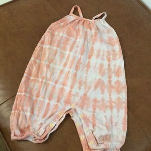 Precious Burt’s Bee Baby Tie-Dye Romper